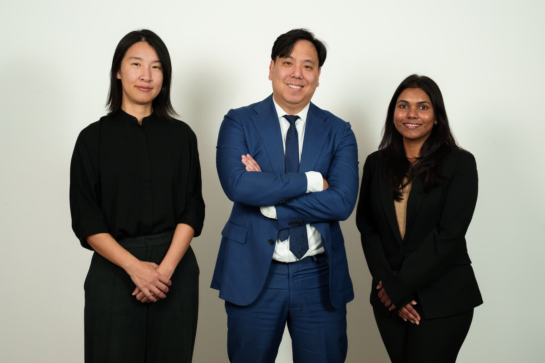 The Foresight Law Group team: Kate Yan, Daryl Nguyen and Navindi Naotunna